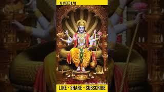 AI Meets Mythology Lord Vishnu AI Animation #lordvishnu #AIAnimation #MythologyInMotion #aivideolab