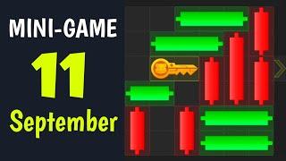 11 September : Mini Game Hamster Kombat Today | Puzzle Game 11 September | Hamster Puzzle For Today