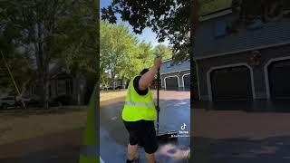 Sealcoating a Driveway Timelapse