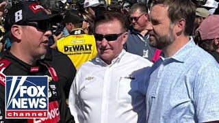 NASCAR legend describes crowd's reaction to JD Vance appearing at Charlotte race