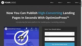 OptimizePress 3.0 Templates | ULTIMATE v3 Landing Page