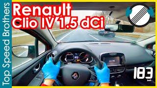 Renault Clio IV 1.5 dCi 90 (2018) AUTOBAHN POV TOP SPEED 