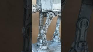 【スター・ウォーズ】バンダイ製プラモデル AT-ATウォーカーの脚部ギミック #Shorts