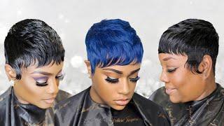 SLAY THIS PIXIE WITH ME | 27 Piece Quick Weave | Hair Tutorial | Protective Hair Styles