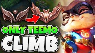 League of Legends but I ONLY play Teemo (NEW RANKED CLIMB! #2)