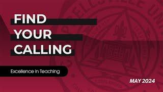 2024 Campbellsville University Excellence in Teaching