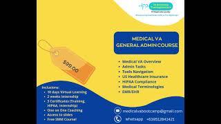 Gen. Admin Course $99 #medicalvirtualassistants  #healthcareprofessionals #remotework #internship
