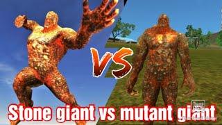 Rope hero vice town mutant giant vs stone giant