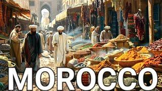  MOROCCAN MOUTHWATERING STREET FOOD, WALKING TOUR OF MOROCCO'S CAPITAL CITY RABAT, 4K HDR