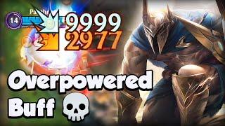 Buffed Pantheon is Broken? (Pentakill Bonus) - Build & Runes - Wild Rift Gameplay