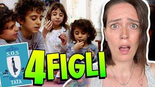 4 figli DI FILA IMPOSSIBILI!  10,9,7 e 6 anni! Povera TATA  reaction SOS TATA! (Supernanny)