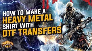 Create Heavy Metal T-Shirts with DTF Transfers: Step-by-Step Guide + GiveAway