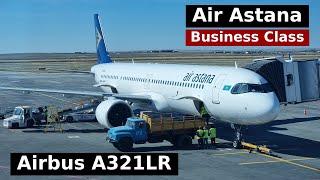 Air Astana Airbus A321LR Business-Klasse | Almaty - Aqtöbe