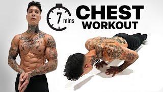 7 MIN HOME CHEST WORKOUT | FOLLOW ALONG