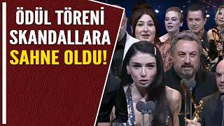 ÖDÜL TÖRENİ SKANDALLARA SAHNE OLDU!