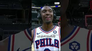 "As a leader of this team, I can't do that" — Tyrese Maxey after the Sixers' win #sixers #76ers