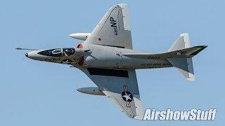 A-4 Skyhawk Aerobatics - Northern Illinois Airshow 2017