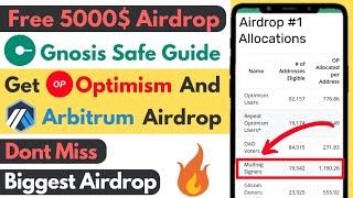 Gnosis Safe Guide | Get 5,000$ Optimism and Arbitrum Airdrop | Free Crypto Airdrops