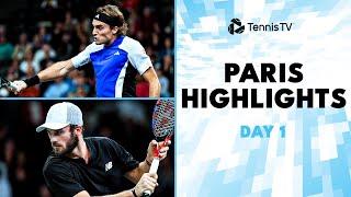 Tsitsipas Faces Carballes Baena; Paul & Mannarino Clash | Paris 2024 Day 1 Highlights