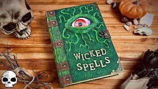 We made a Halloween Spellbook with a MOVING EYE!