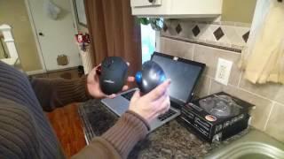 Perixx Wireless Trackball Thumbwheel Mouse