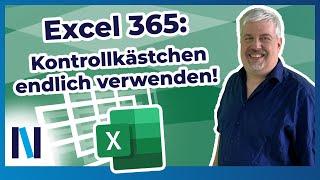 Neu in Excel 365: Kontrollkästchen ganz einfach einfügen und sogar damit rechnen!