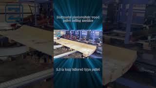 2.5 meter long tailored type pallet horizontal photovoltaic wood pallet nailing machine