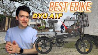 Compact and Cool: DYU A1F Pro 16-Inch Folding Electric Bike Full Review!