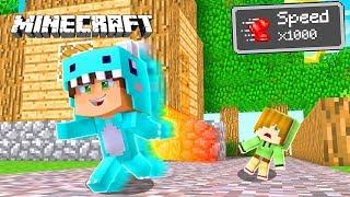 MILO SUPERA A FLASH en VELOCIDAD *increíble*  MINECRAFT ROLEPLAY