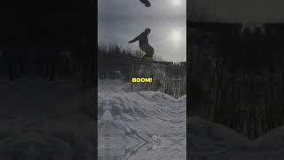 First ever backflip.                       #ski #skiing #snowboard #tricks #facts