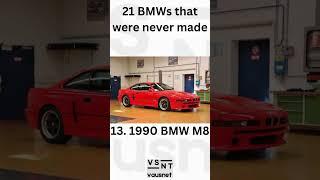 21 BMWs That Never Got Made | #VAUSNET TikTok Compilation