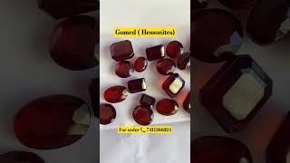 Beautiful Hessonites  Gomed , Certified ️  #blrgemstones