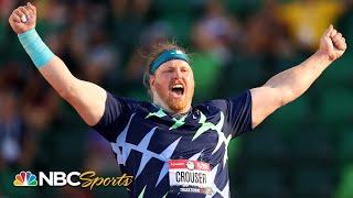 Ryan Crouser OBLITERATES shot put WORLD RECORD at Olympic trials | NBC Sports