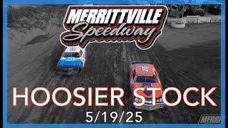 5/19/25 HOOSIER STOCK FEATURE RACE - 25 LAPS  Merrittville Speedway  #dirtracing