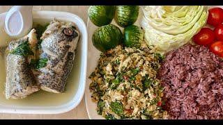 Fish Larb and Fish Soup -  Hmong Food - Laj Ntses thiab Nqaij Ntses Hau