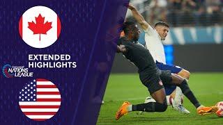 Canada vs. USA: Extended Highlights | CONCACAF Nations League | CBS Sports Golazo