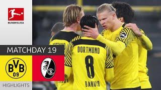 Borussia Dortmund - SC Freiburg 5-1 | Highlights | Matchday 19 – Bundesliga 2021/22