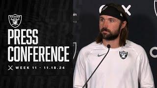 Gardner Minshew Presser - 11.20.24 | Raiders | NFL