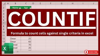 How to Use COUNTIF in Excel: Boost Your Spreadsheet Skills | COUNTIF Formula in excel | Urdu / Hindi