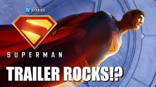 First SUPERMAN TRAILER Reactions & Non-Spoiler Details | DC