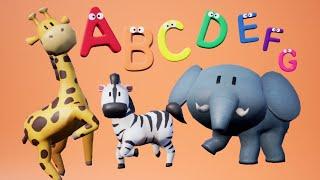 ABC Song Learn The Alphabet with animals l Nursery Rhymes for kids