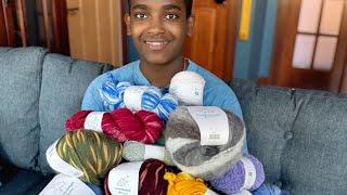 Hobbii Yarn Unboxing with Jonah’s Hands- Part 4