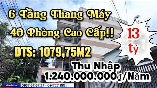 Đi Định Cư Gấp !! Chấp Nhận Bán LỖ 5 Tỷ Với TOÀ NHÀ CĂN HỘ DỊCH VỤ 40 Phòng,6 Tầng Có Thang Máy