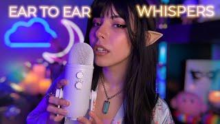 ASMR Ear to Ear Whispering 🩵 (+ trigger assortment!)