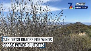 Wed. Jan. 8 | As LA wildfires rage, San Diego braces for winds, SDG&E power shutoffs | NBC 7