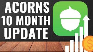 Acorns Invest Portfolio Update (10 Months) - $20 a Week Invested