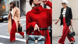 Die Must-Have-Styles des Herbsts für Frauen über 60 | Warum Rot die Farbe der Eleganz ist