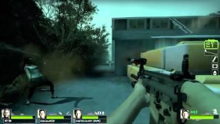 Left 4 Dead 2 Multiplayer Playthrough / Gameplay Part 2 Dark Carnival Ellis Full HD 1080