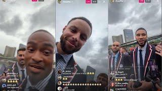 Quincy Hall is the funniest athlete at the Olympics  (IG Live during the opening ceremony)