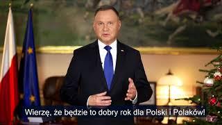 Noworoczne orędzie prezydenta Andrzeja Dudy